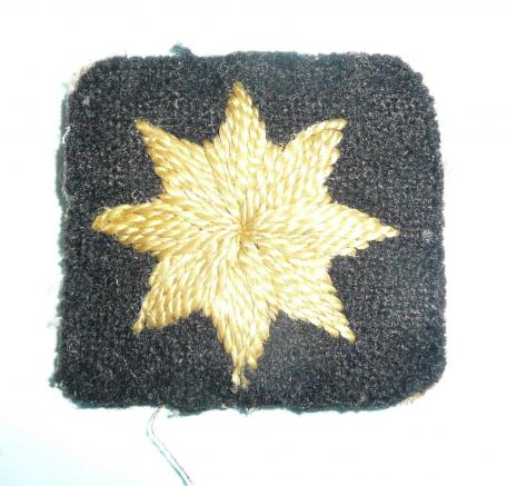 WW2 1st Battalion East Surrey Regiment Embroidered Cloth Flash Formation Designation Sign