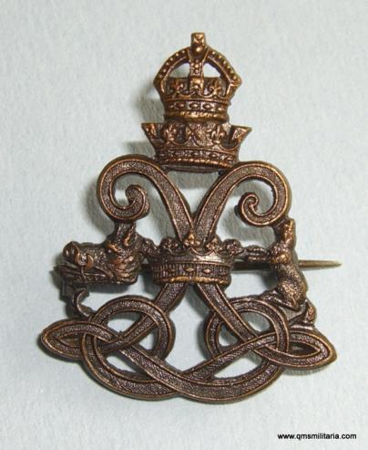 WW1 Argyll & Sutherland Highlanders Fundraisers Bronze Lapel Pin Badge