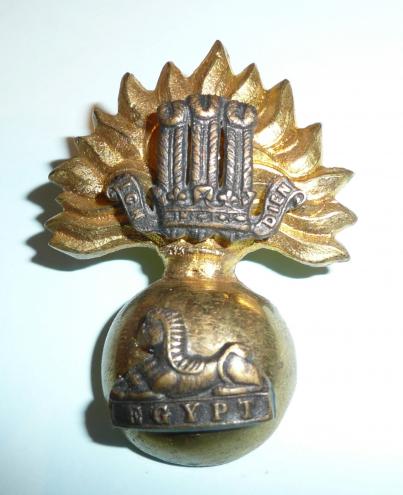 Indian Army - 102nd Prince of Wales's Own Grenadiers Cast 2 Part Cap Badge