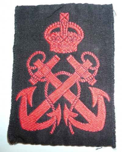 WW2 Royal Navy Petty Officers Rating Arm Badge, Kings Crown