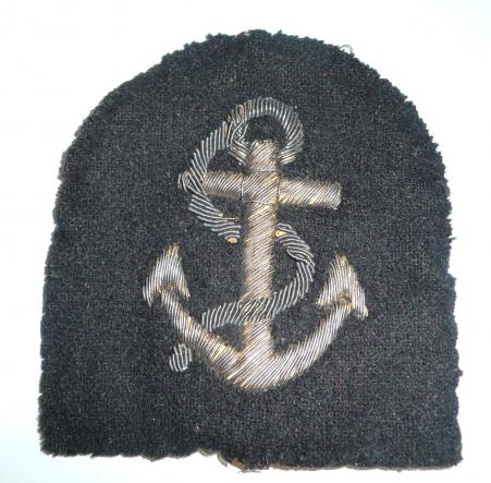 WW1 / WW2 Royal Navy Leading Hand Rating Arm Badge, Kings Crown