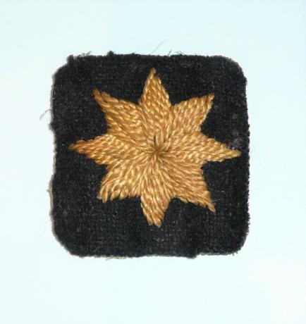WW2 1st Battalion East Surrey Regiment Embroidered Cloth Flash Formation Designation Sign