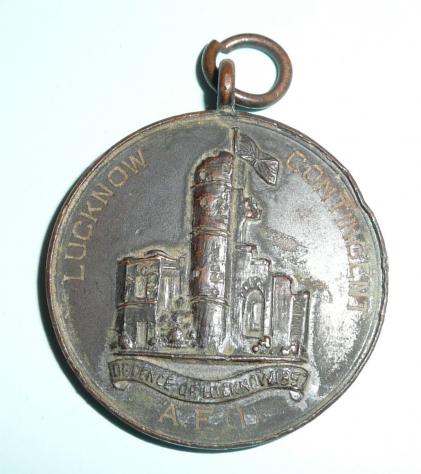 WW2 Lucknow Contingent Bronze Medallion - Attributed and dated 1944