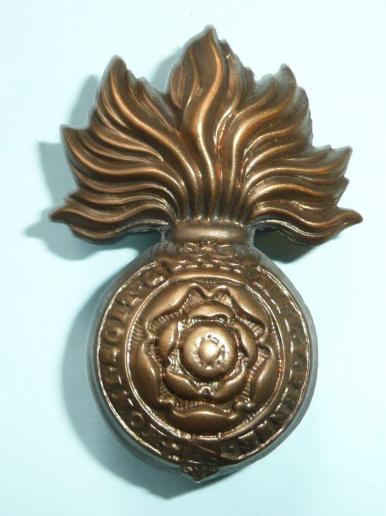 The Royal Fusiliers Regiment (City of London Regiment) (7th Foot) - Small Pattern Other Ranks Brass Cap Badge