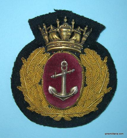 Mercantile Marine Merchant Navy Officers Gold Bullion Cap Badge