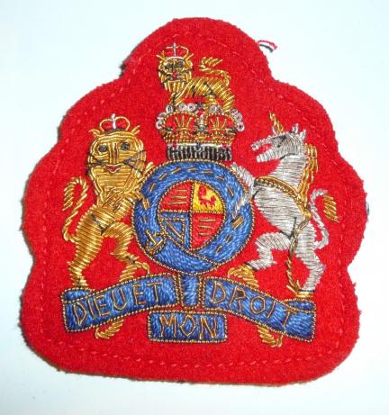 WO1 (RSM) No 1 / Mess Dress  Embroidered Bullion Rank Arm Badge, QC