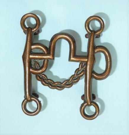 British Army Collar Maker / Saddler / Saddletree Maker / Harness Makers Brass Proficiency Arm Badge