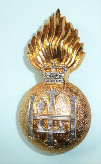 Royal Highland Fusiliers (RHF) aa Anodised Grenade Glengarry Badge