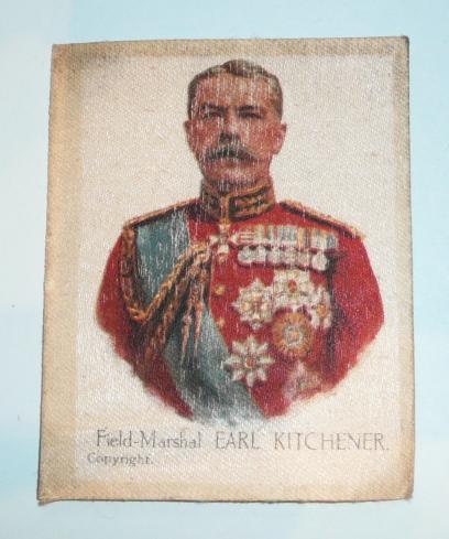 Boer War / WW1 Field Marshal Earl Kitchener Cigarette Silk Card