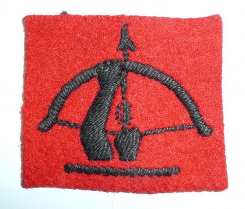 WW2 Anti-Aircraft Command Embroidered Cloth Formation Sign