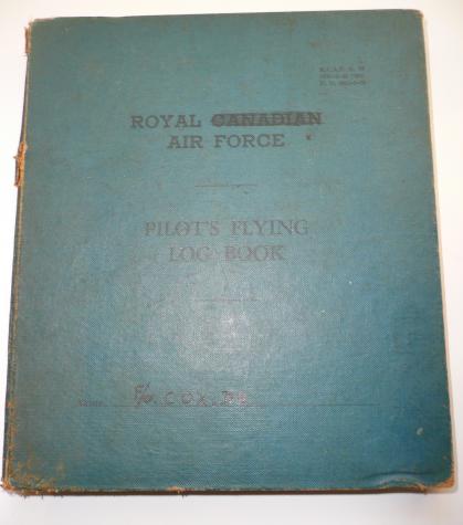 WW2 RAF Pilots Log Book and Photos - Court Martialled!