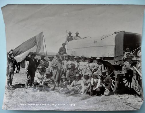 Original Boer War Large Photograph of Trichards Boer Commando Middleburg Transvaal South Africa