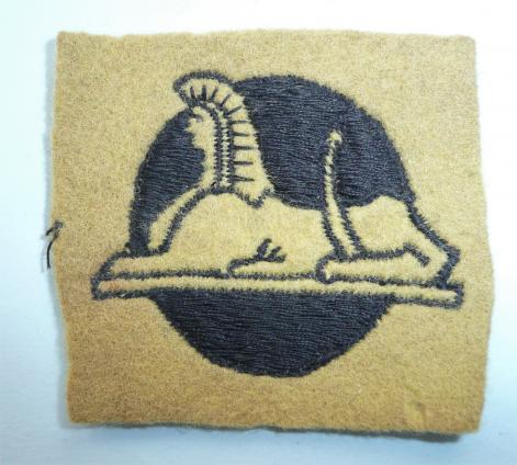 WW2 D-Day - 56th Independent Infantry Brigade 1st pattern  Woven Felt Formation Sign