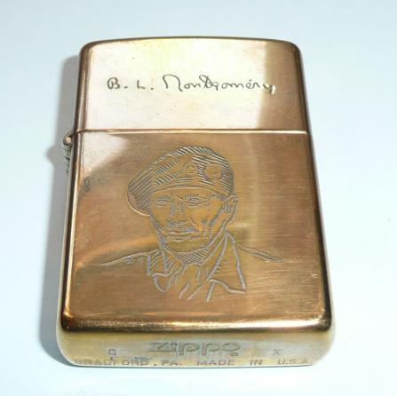 Zippo Lighter D-Day Allied Heroes B L MONTGOMERY 1994