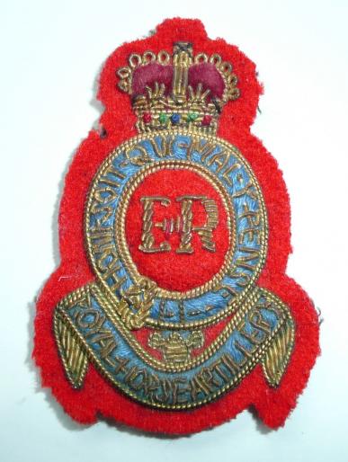 Royal Horse Artillery 3rd Regiment Officers bullion beret badge