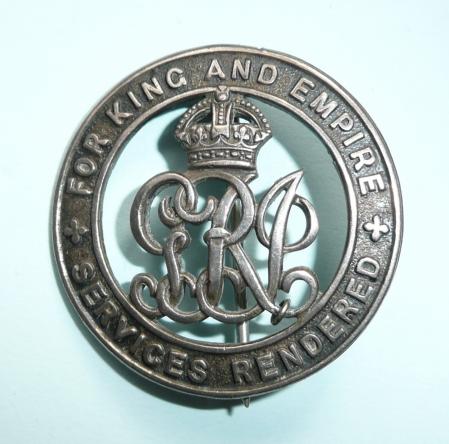 WW1 Silver War Badge (SWB) to the Royal Flying Corps / Royal Air Force - RAF 1108 - Ony Circa 10,000 Issued