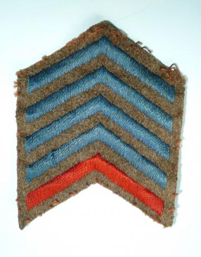 WW1 Full Set of Embroidered Overseas Service Chevrons 1914 - 1918