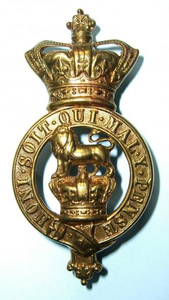 Royal Household Gilding Metal Martingale Horse Furniture Ornament Badge, c1837- 1901
