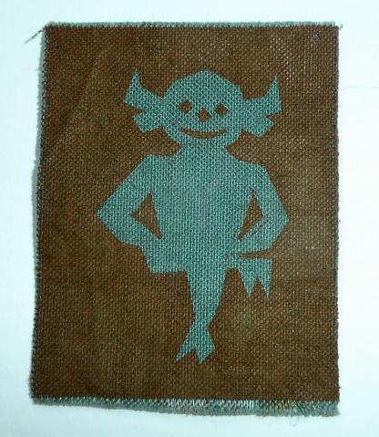 WW2 Home Front -  Lincolnshire Home Guard Printed Cloth Formation Sign