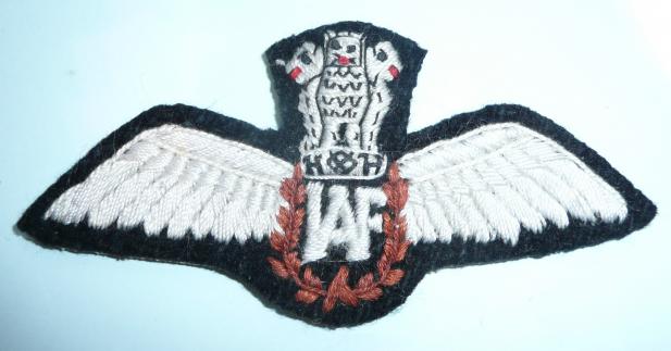 Indian Air Force (IAF) Embroidered Pilot Wing