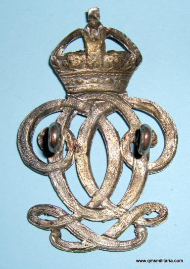 7th Queens Own Hussars NCO's Silver Plated Arm Badge, 1902 - 1952