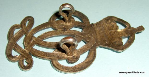 7th Queens Own Hussars NCO's Silver Plated Arm Badge, 1902 - 1952