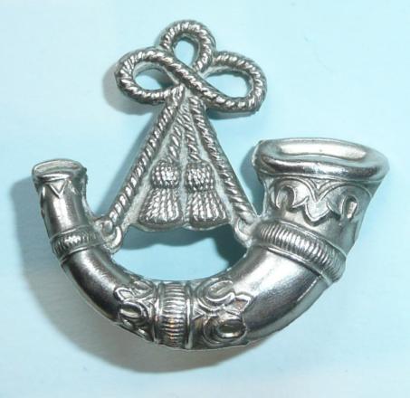 Volunteer Battalion Generic White Metal Bugle - Right Facing, pre 1908