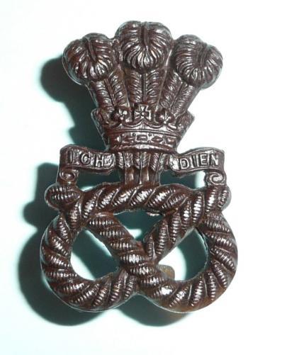 North Staffordshire Regiment (POW) Officers OSD Bronze Collar Badge