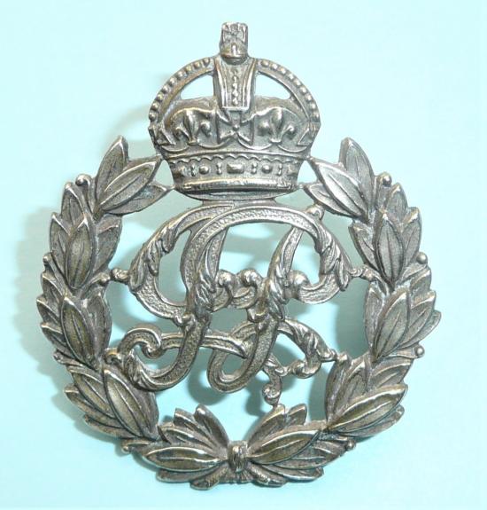 Indian Imperial Police Silver Plated Cap Badge