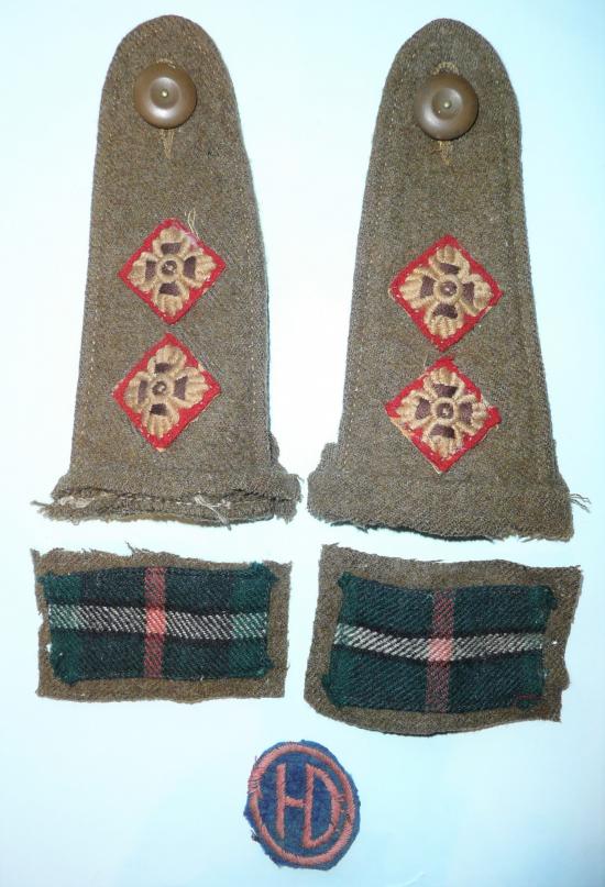 WW2 Seaforth Highlanders (Ross Shire Buffs, The Duke of Albanys) Officers Battle Dress Combination