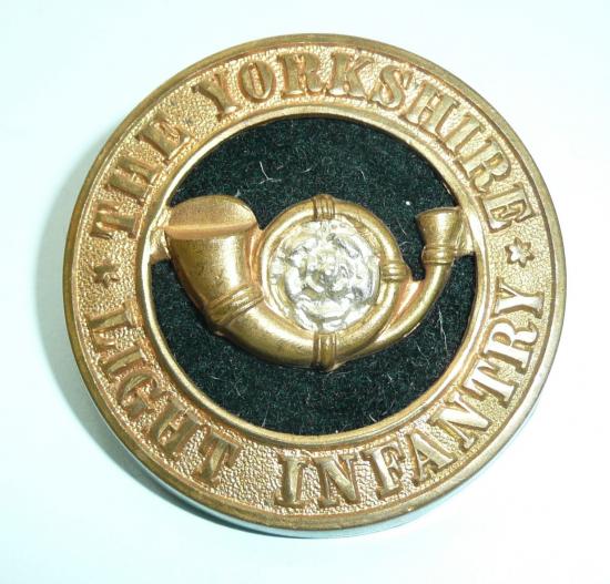 KOYLI Kings Own Yorkshire Light Infantry Bi-Metal Helmet Plate Centre (HPC)