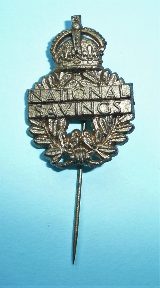 WW2 Home Front Collectable - Economy Plastic National Savings Pin