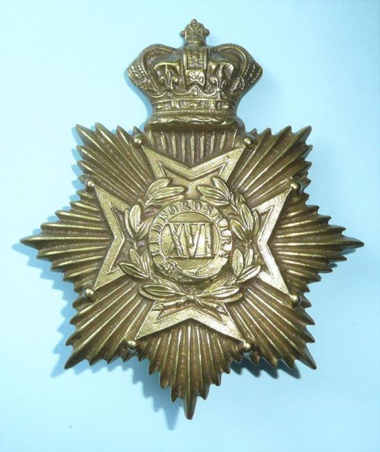 16th Regiment of Foot (Bedfordshire) Other Ranks First Pattern Pre 1881 Glengarry Cap Badge