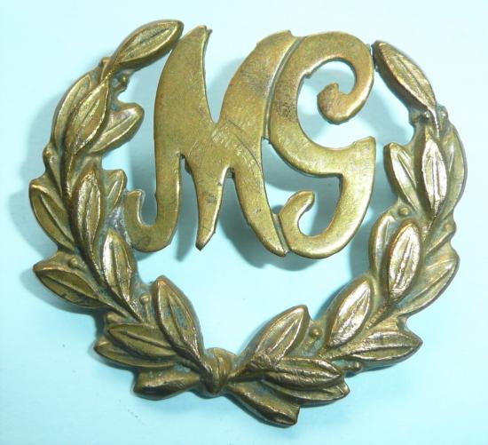 1st Class Machine Gunner / Machine Gun Marksman Brass One Piece Proficiency Arm Sleeve Badge