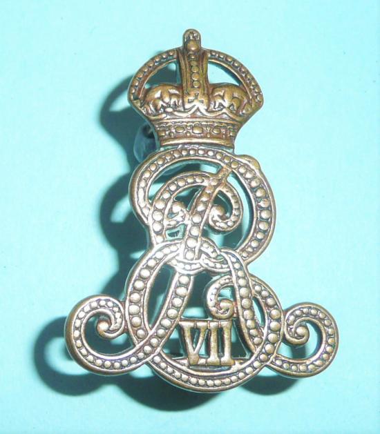 Military Prison / Provost Staff Corps Edward VII cap badge c1902-10