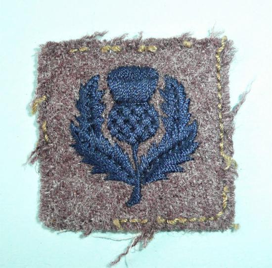 The London Scottish (The Gordon Highlanders TA) Embroidered Regimental Flash Arm Designation