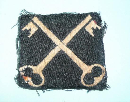WW2 - 2nd Infantry Division Embroidered Formation Sign