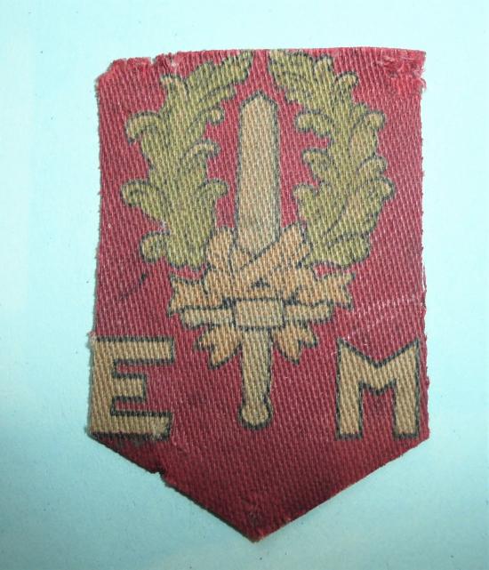 WW2 1st Netherlands Division (Expeditionary Force) Printed Formation Sign