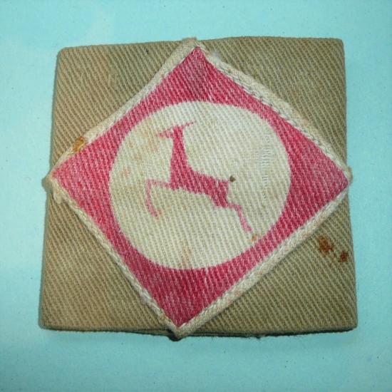 WW2 13th Corps / British Element, Trieste Force (BETFOR) Printed Formation Sign on KD Slip-On