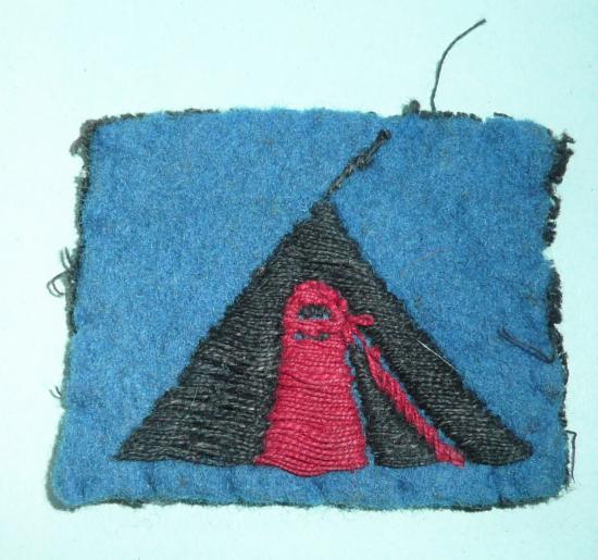 WW2 59th (Staffordshire) Division Embroidered Cloth Formation Sign