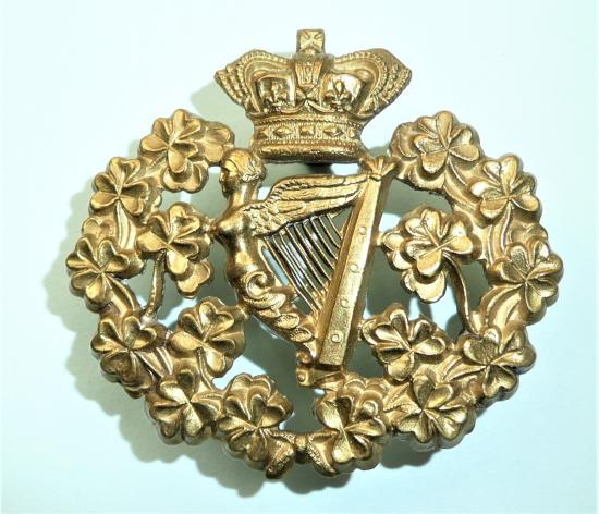 Irish - Victorian 88th Foot / Connaught Rangers Brass Pagri / Sun Helmet Badge