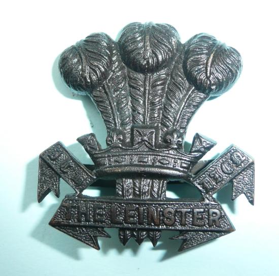 Prince of Wales Leinster Regiment (Royal Canadians) Officers OSD Bronze Cap Badge - Blades