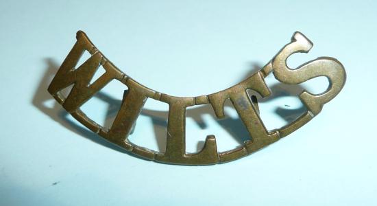 Wiltshire Regiment Brass Shoulder Title