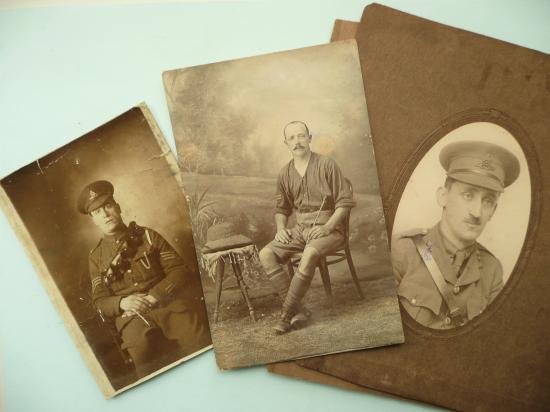 A selection of  WW1 original photos - Royal Artillery etc