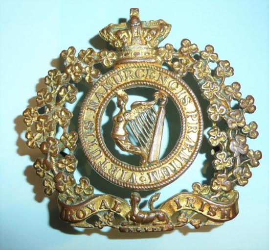 Victorian Royal Irish Regiment Officers Pouch Badge, 1881 - 1902
