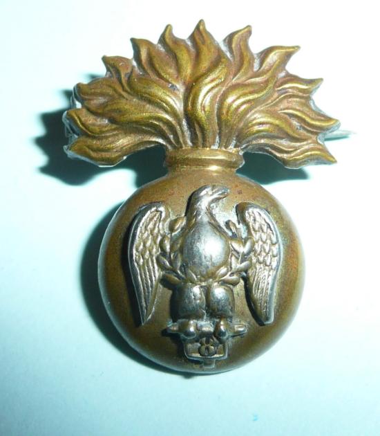 Royal Irish Fusiliers (Princess Victoria's) Officers Collar Badge converted to pin fitting