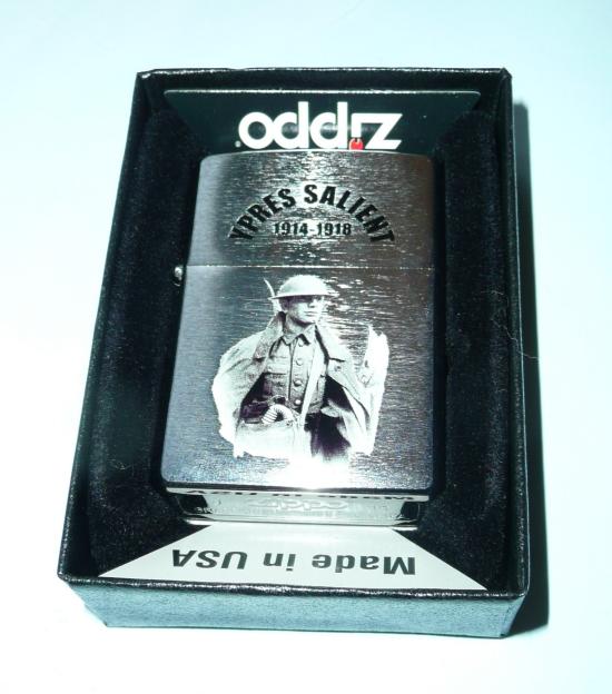 Zippo Lighter Collectable Ypres Salient 1914 - 1918