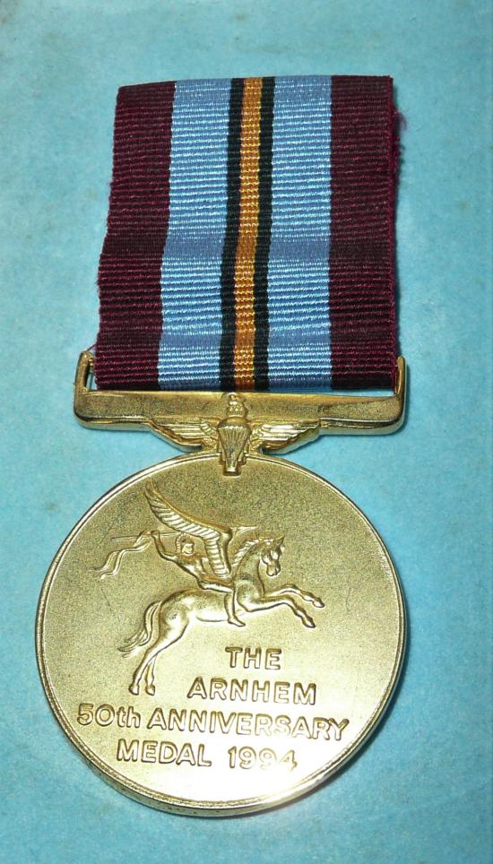 Arnhem 50th Anniversary Medal, in its plush Medal Case  - Spink