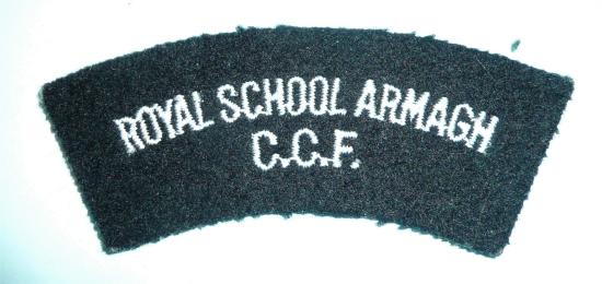 Royal School Armagh (Northern Ireland) CCF Combined Cadet Force Embroidered Shoulder Title