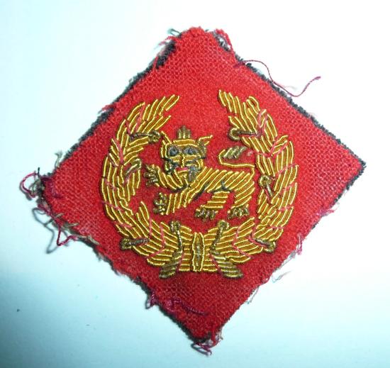 Kings Own Royal Border Regiment Officers Bullion Beret Badge